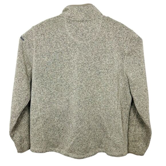 LL Bean Full Zip Fleece Sweater Jacket Slightly Fitted Mens Size XL Reg Gray EUC - Picture 4 of 8